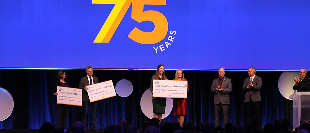 CHS Foundation awards 3 teachers with large checks