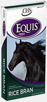 Equis Rice Bran horse feed bag