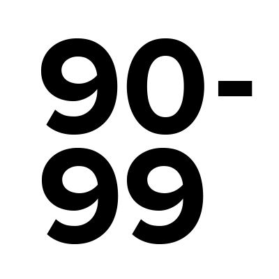 90-99 relative maturity icon