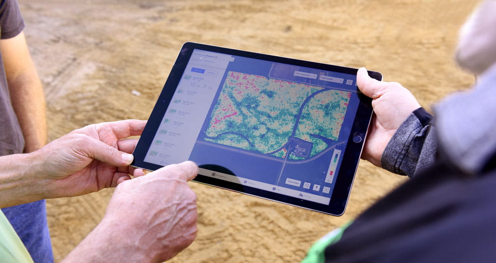CHS YieldPoint on a tablet