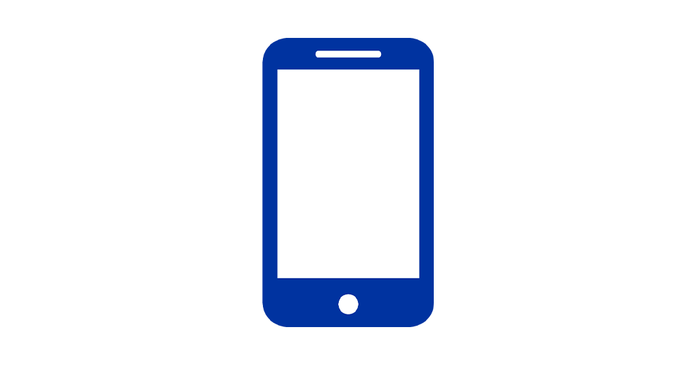 Dark blue phone icon
