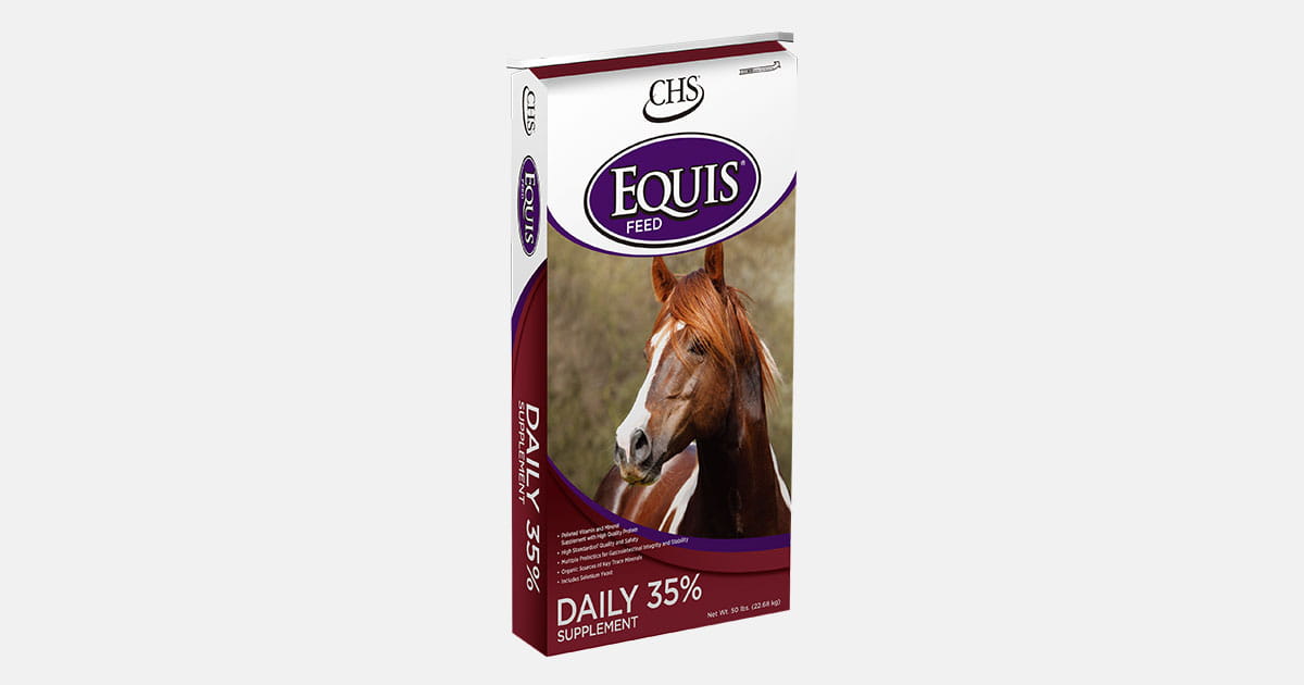 Equis Daily 35% horse feed bag