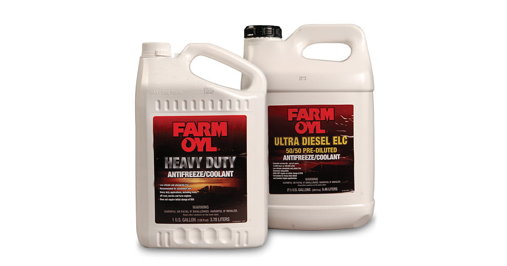 Heavy Duty and Ultra Diesel ELC 50/50 Pre-Diluted engine coolant containers