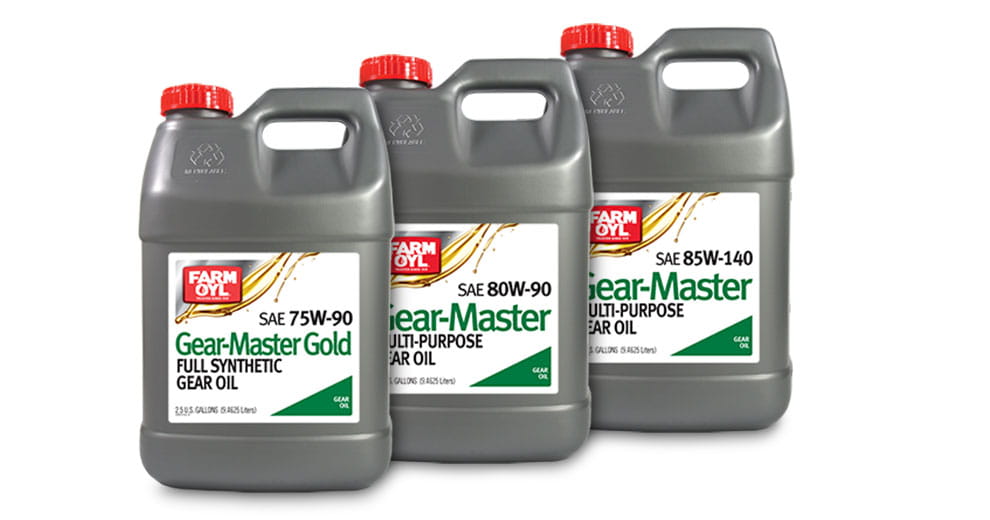Gear-Master Gold and Gear-Master gear oil containers