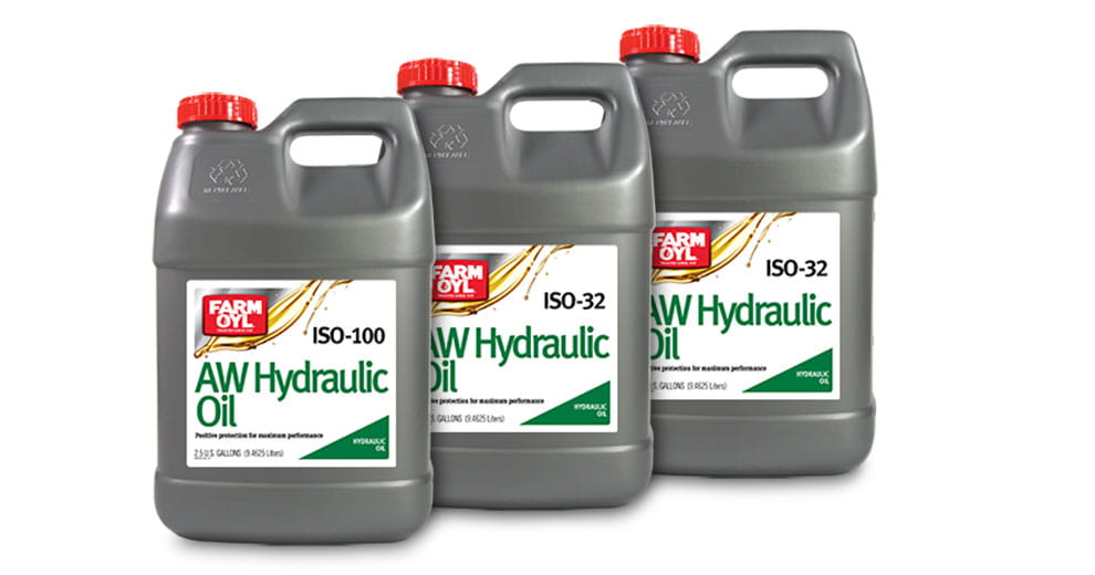 AW Hydraulic Oil containers
