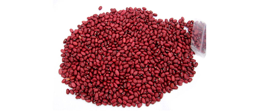 Small red beans are one of 10 varieties of dry edible beans processed by the CHS bean plant in Othello, Wash.
