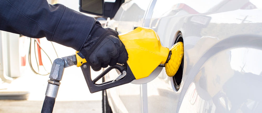 ethanol fuel gas pump arm hand car tank station
