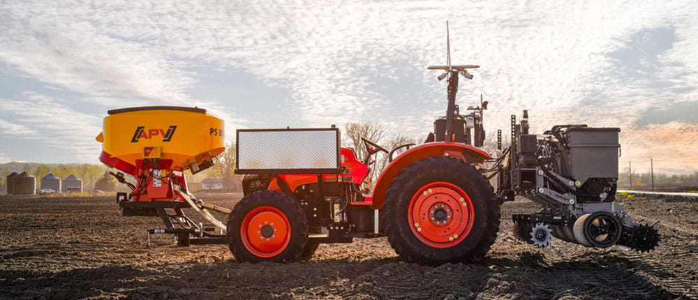 Tractor with Sabanto autonomous technology